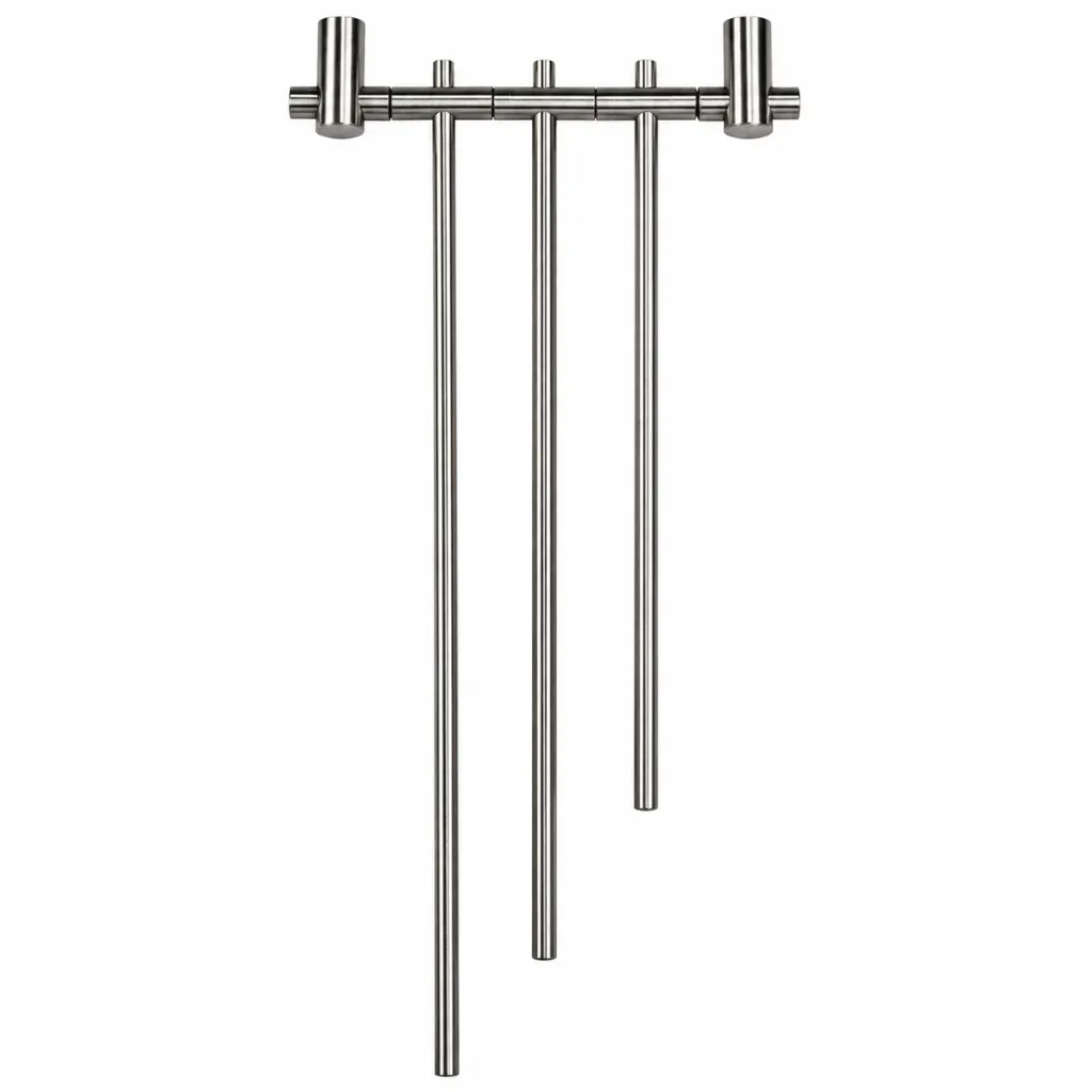 SS Swivel 3-Arm Towel Bar