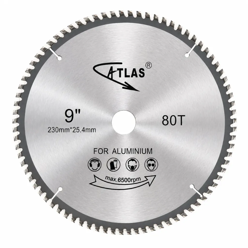 Circular Saw Blade 230mm x 80 Atlas for Aluminum