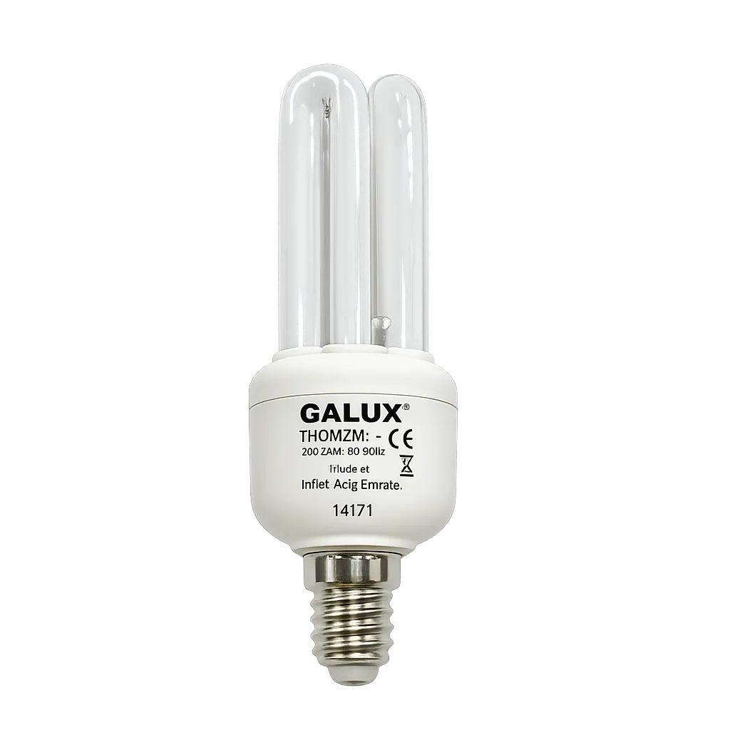 Energy Saving Lamp Mini Intergal (3U) E14 15W Warm White Galux
