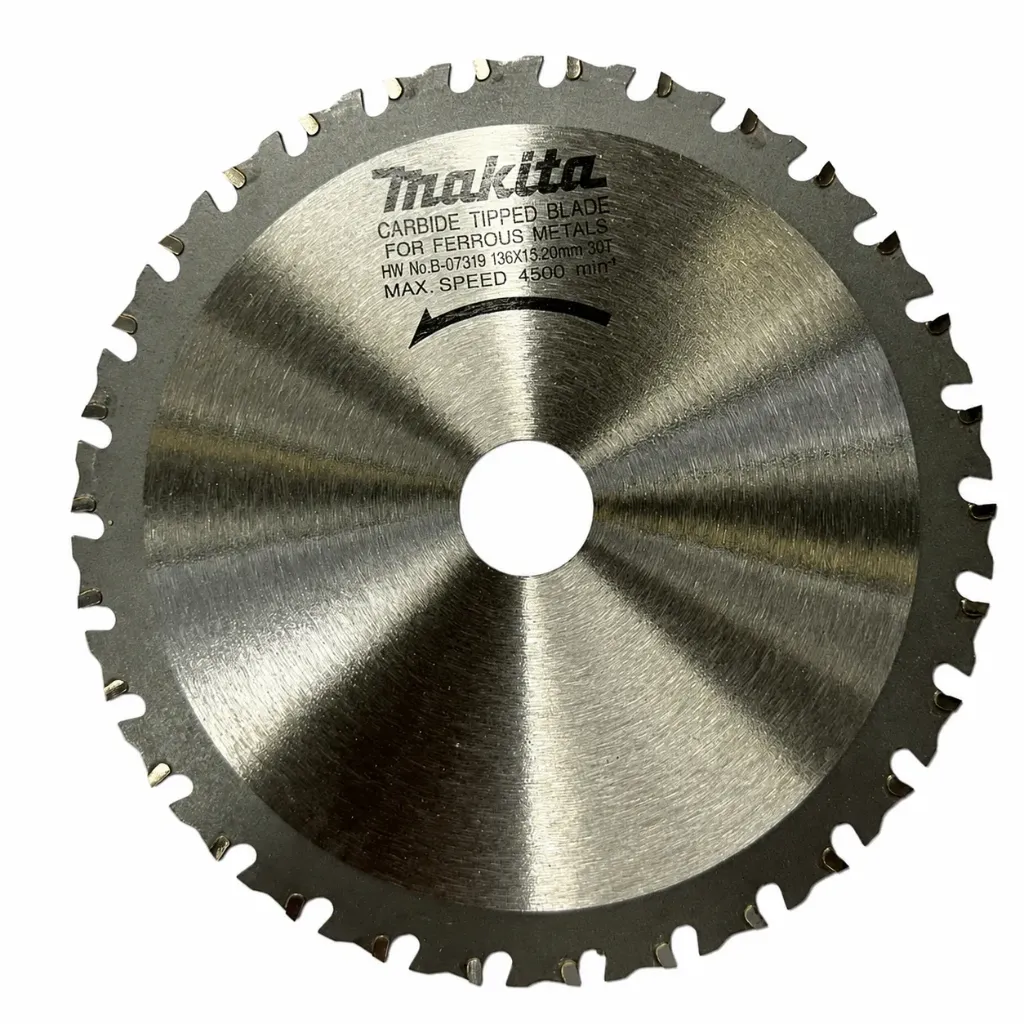 Cutting Circular Saw Blade Acc Metal 136x20mm B-07319 Makita