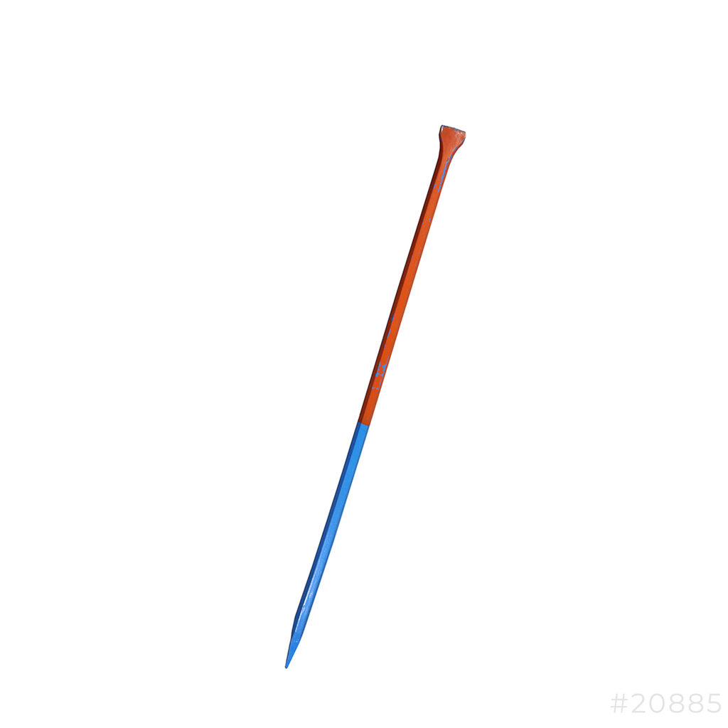 Crowbar Orange and Blue 4 Feet Shield