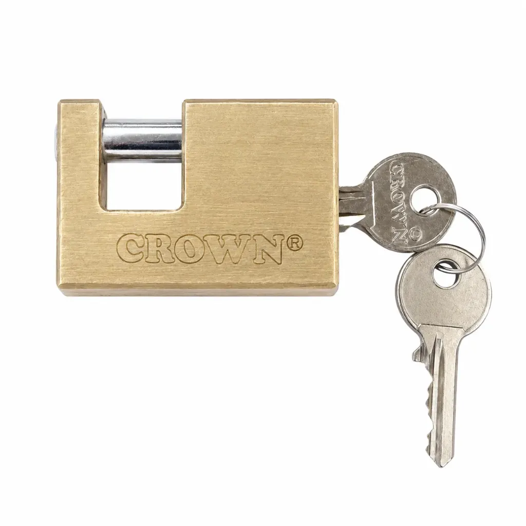 Brass Padlock 65mm Armcase Taiwan Crown