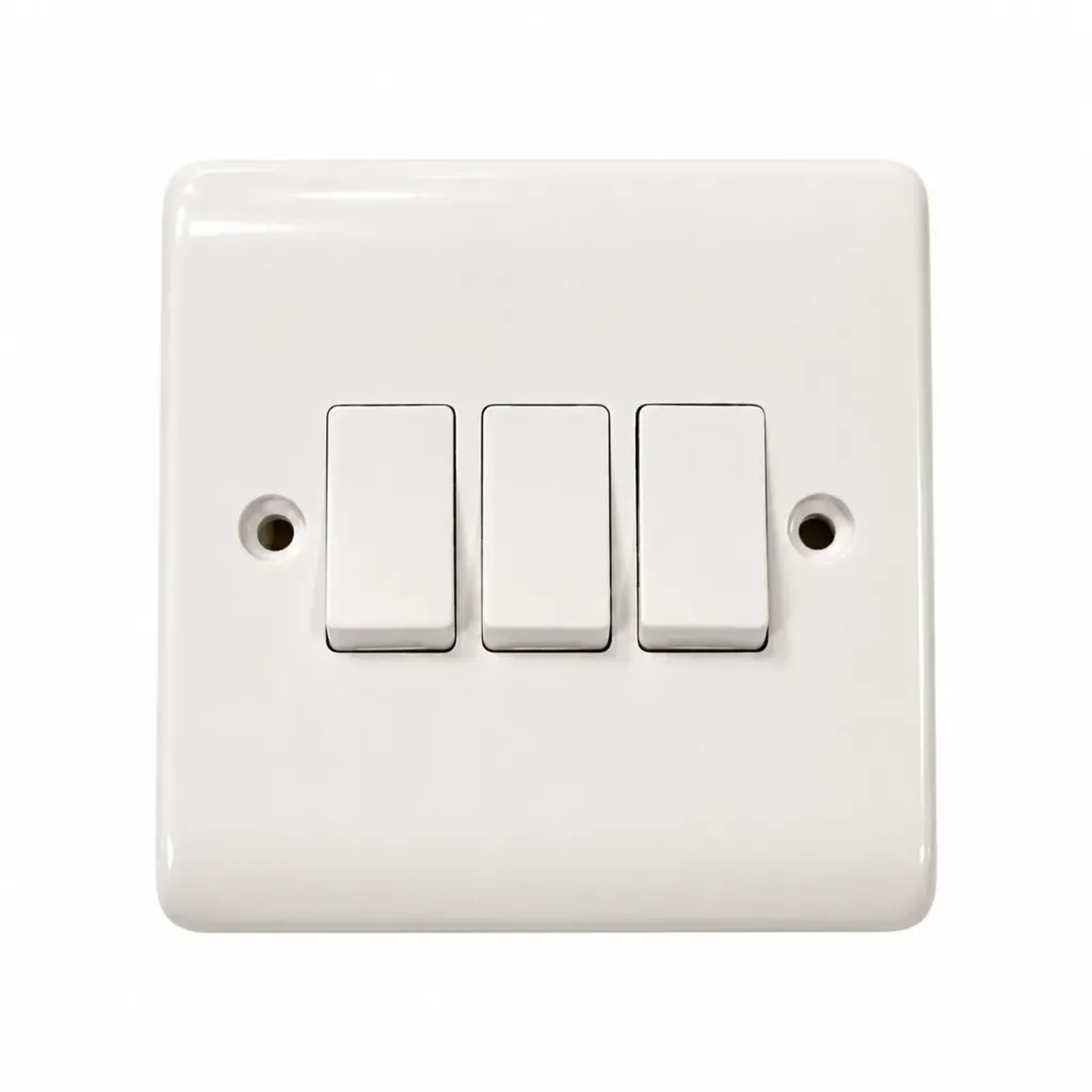 Switch Kedbrooke 10A 3G 1W KBV3031