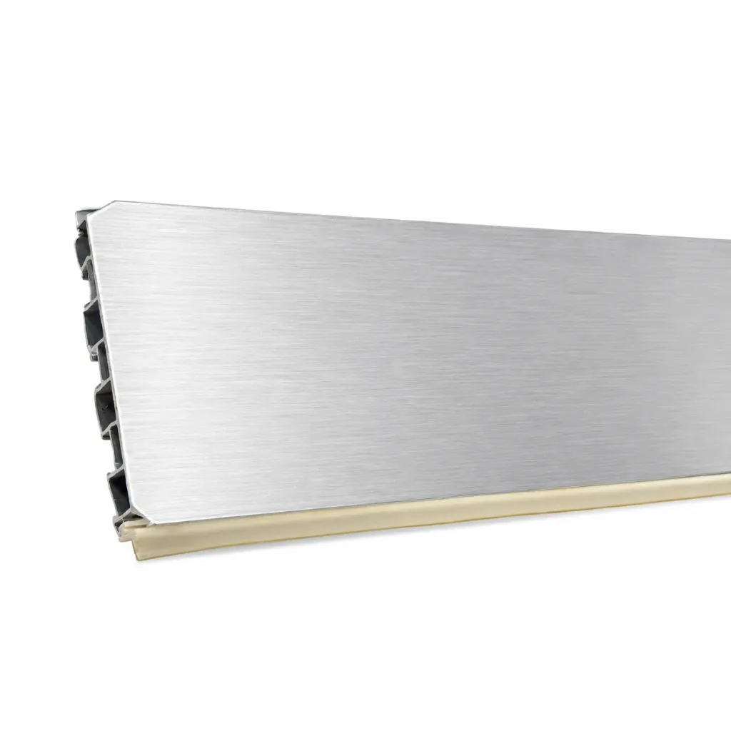 PVC Skirting one Side Aluminum Foot Line TY802 100x3000mm