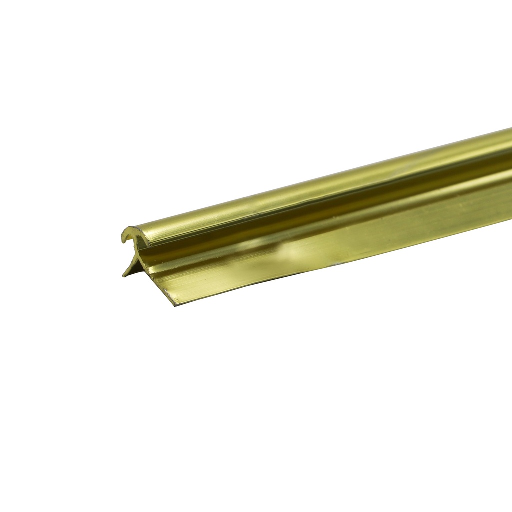Aluminum Corner Curve Head Golden 10x2500mm