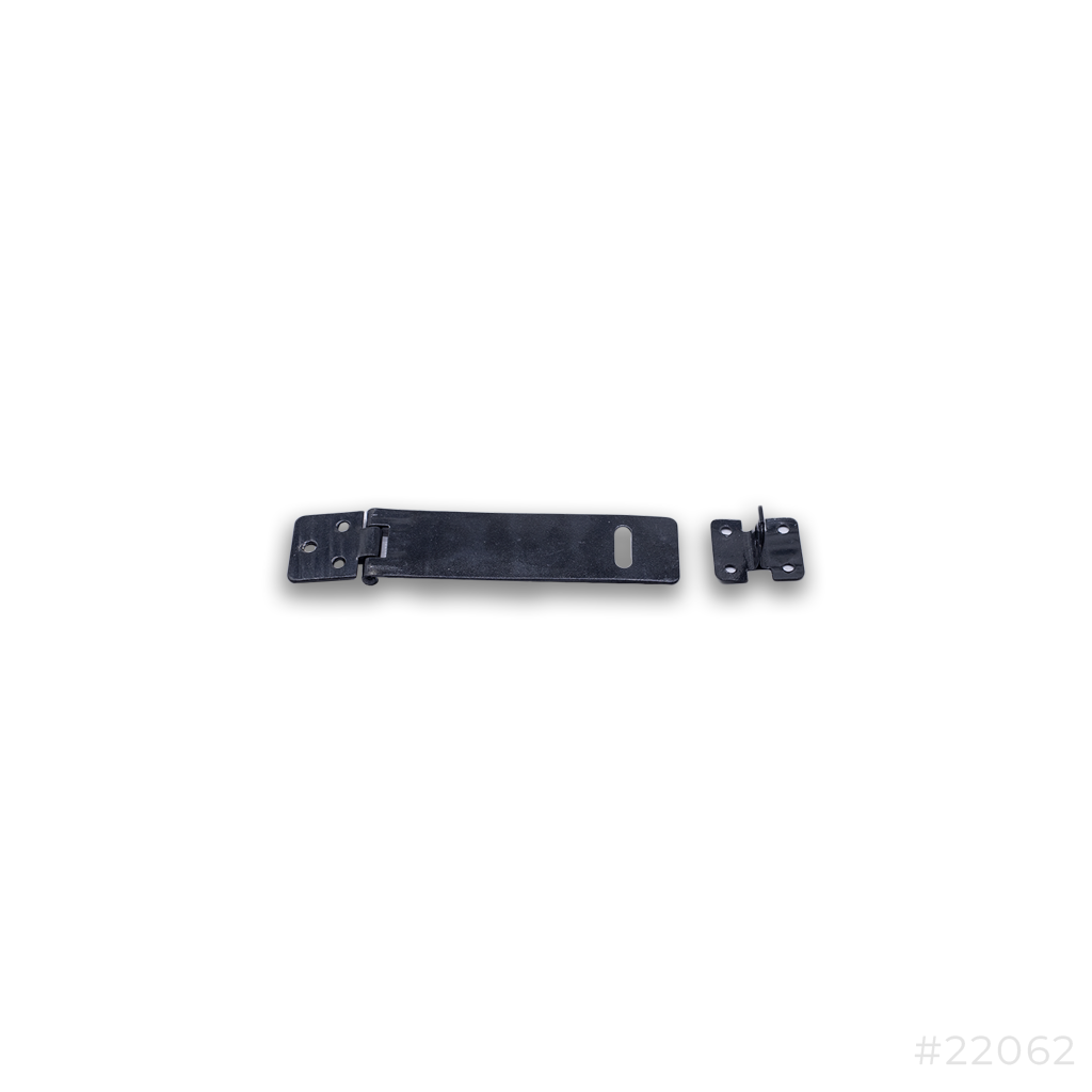 Hasp and Staple 4" Black