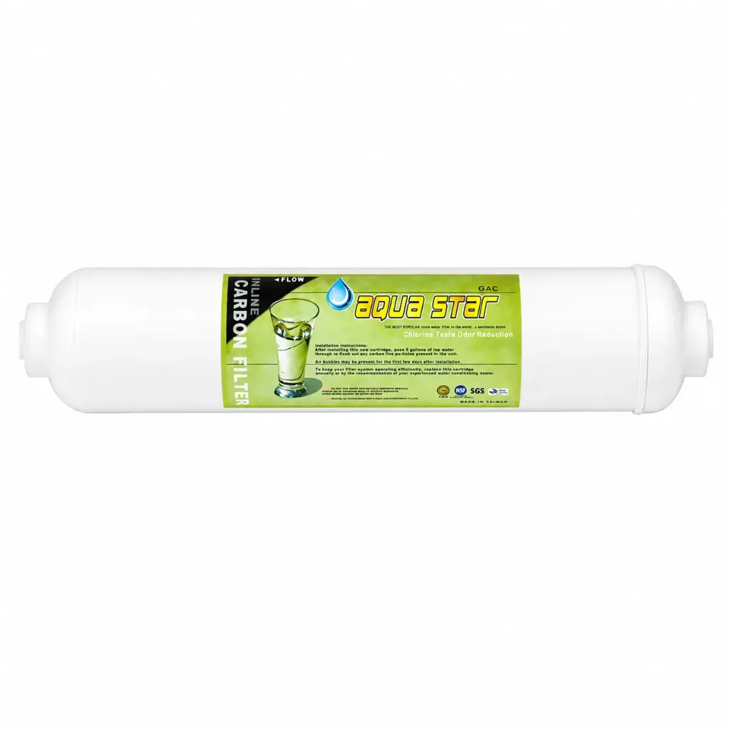 Water Filter Chlorin Taste Odor Reduction Aqua Star 10"