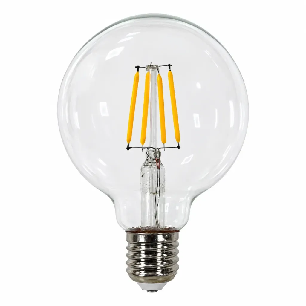 Led Filament Bulb Clear E27 4W Warm White G95 2700K