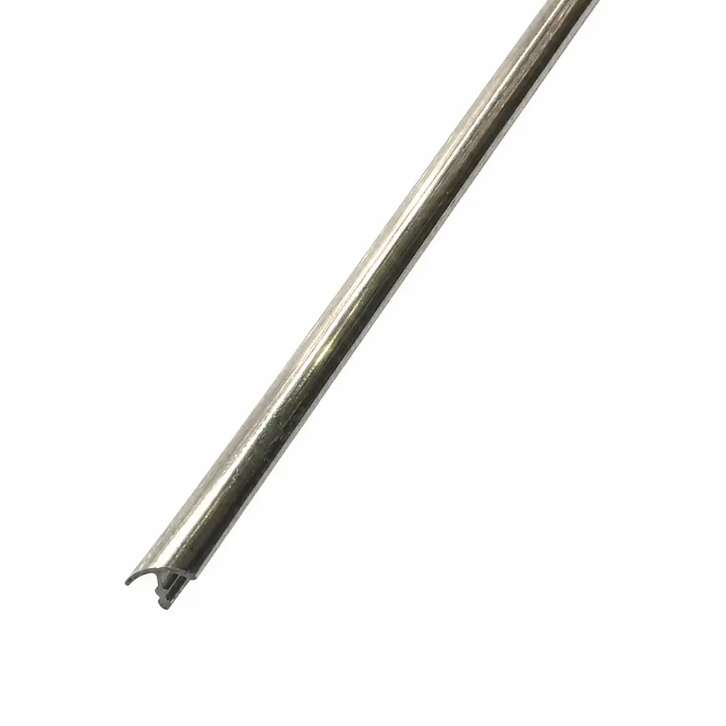 Aluminum Centre Channel Curve Type Champagne 0.8mmx8ft