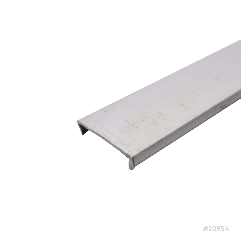 Aluminum C-Channel 19mm x 117" Silver
