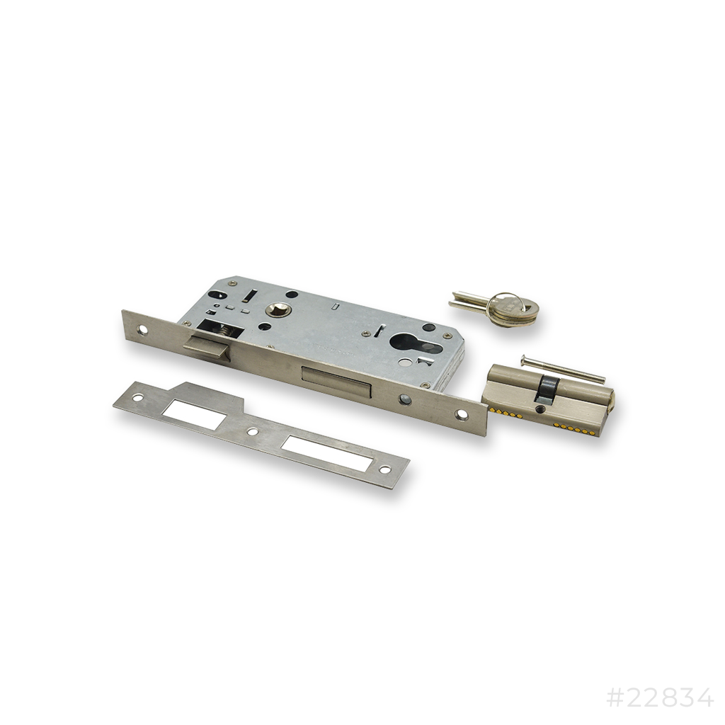 Lock Body with Cylinder 8545 SN Vista