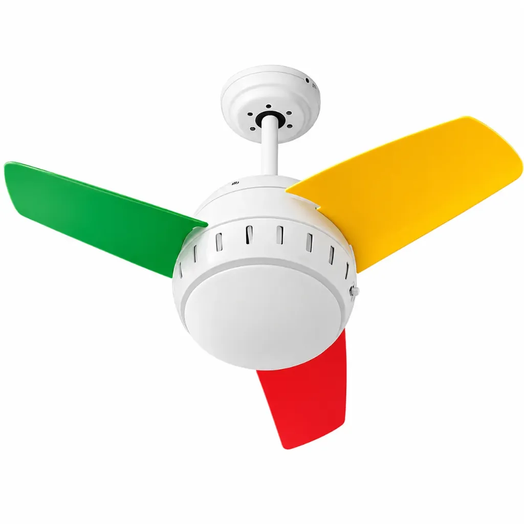 Ceiling Fan with Decorative Light Mix Color F0118-26-A
