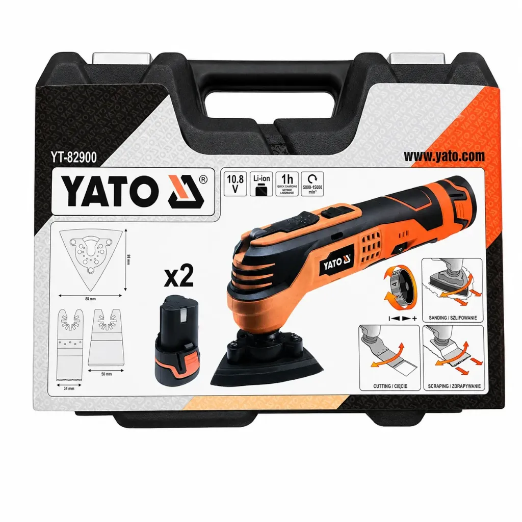 Free Gift - Cordless Multi-Function Tool Sanding, Cutting, Scrapping YT-82900 Yato