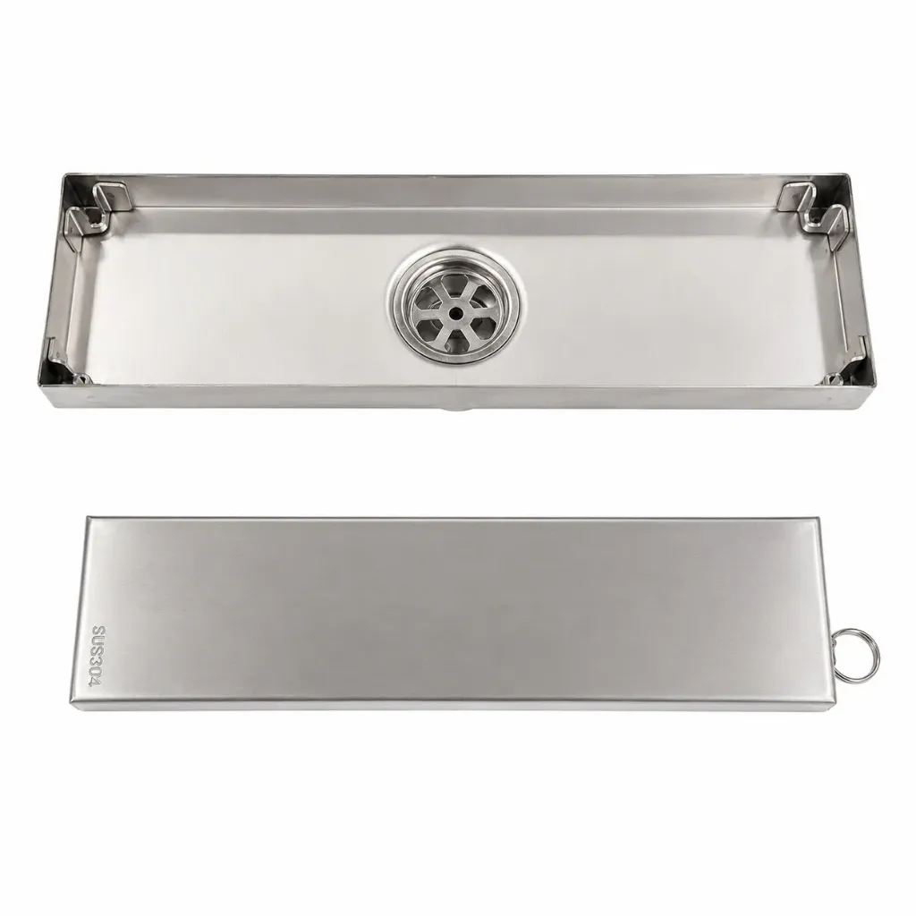 SS Floor Drain SS304 T93 8x28cm