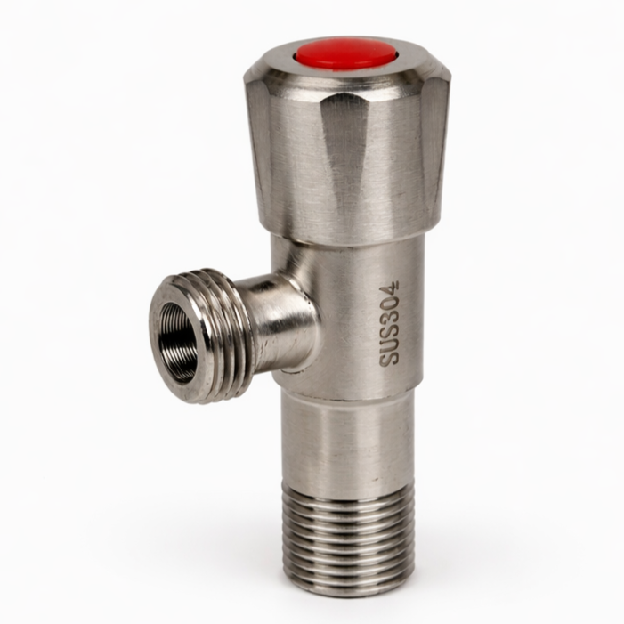 [24232] Angle Valve SUS304- Red