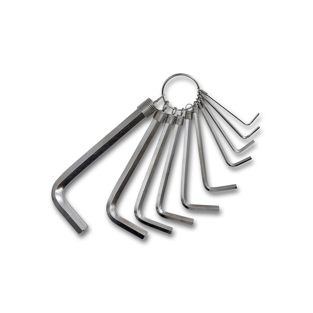 Hex Key Wrench Set 1.5-10mm 10-Pcs Set 1691 Jumlee