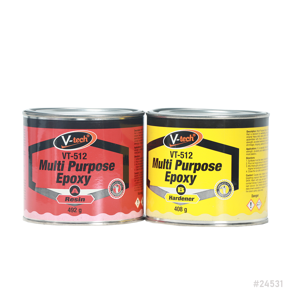 [24531] V-tech Multi-Purpose Epoxy Resin 492g and Hardner 480g VT-512 