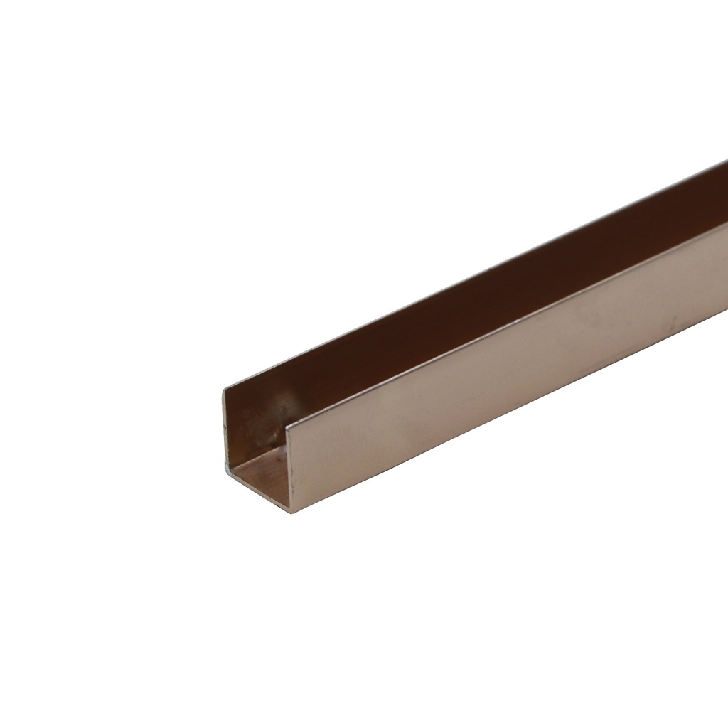 Aluminum U-Channel Champaign 10x10x2710mm