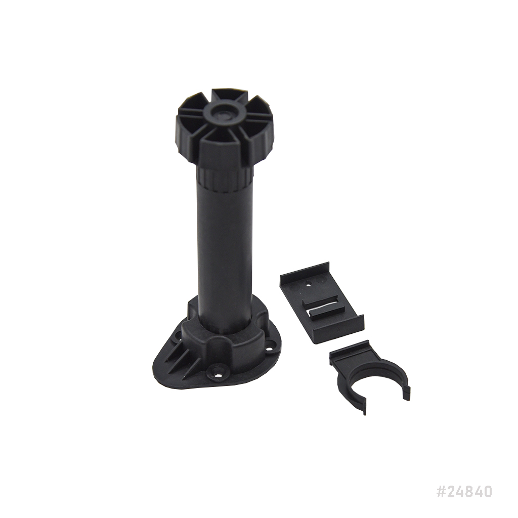 PVC Furniture Leg M-17613-A-15cm Black