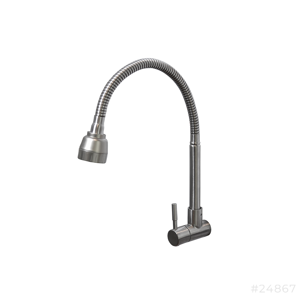 SS Flexible Sink Tap Wall Mount 4070