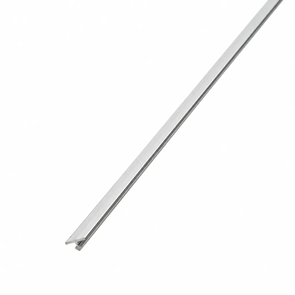 Aluminum T-Channel Silver 2.5m