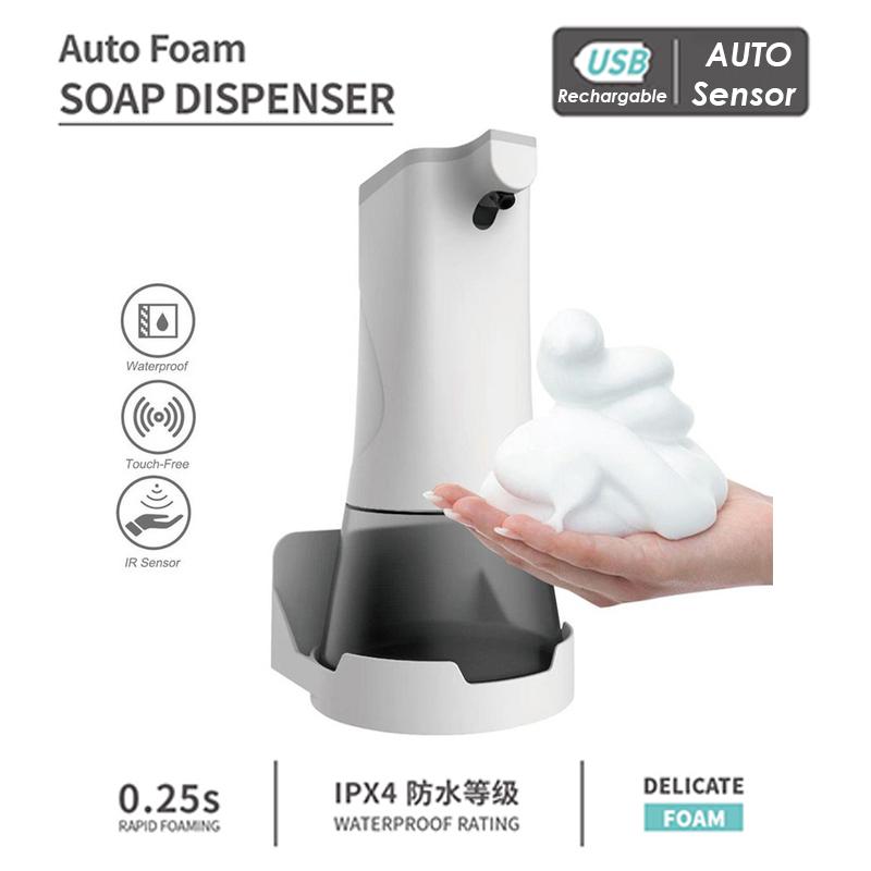 Soap Dispenser Automatic Foam with Rechargeable 350ml IPX4