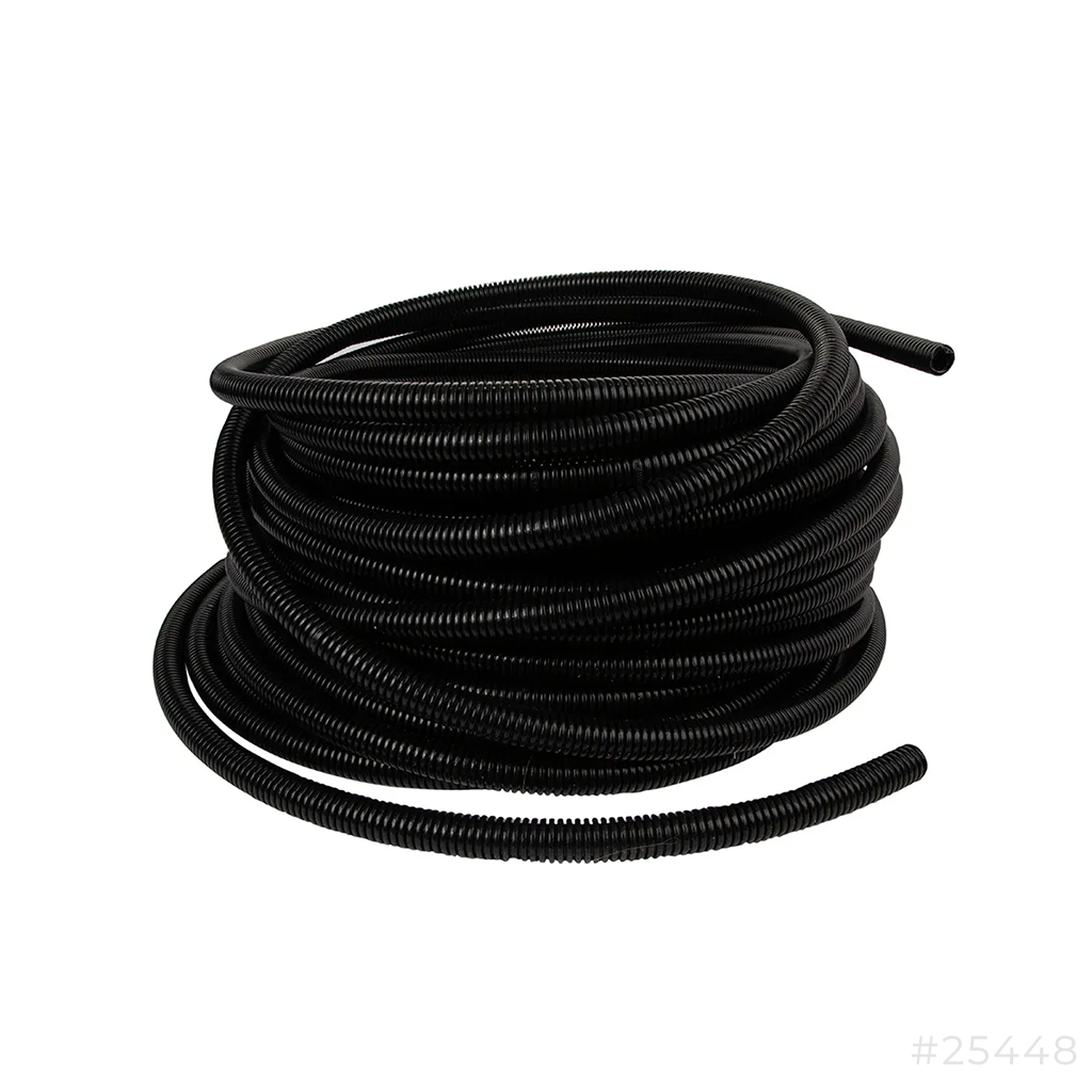 PVC Conduit Flexible Pipe 20mmx40Mtr Black