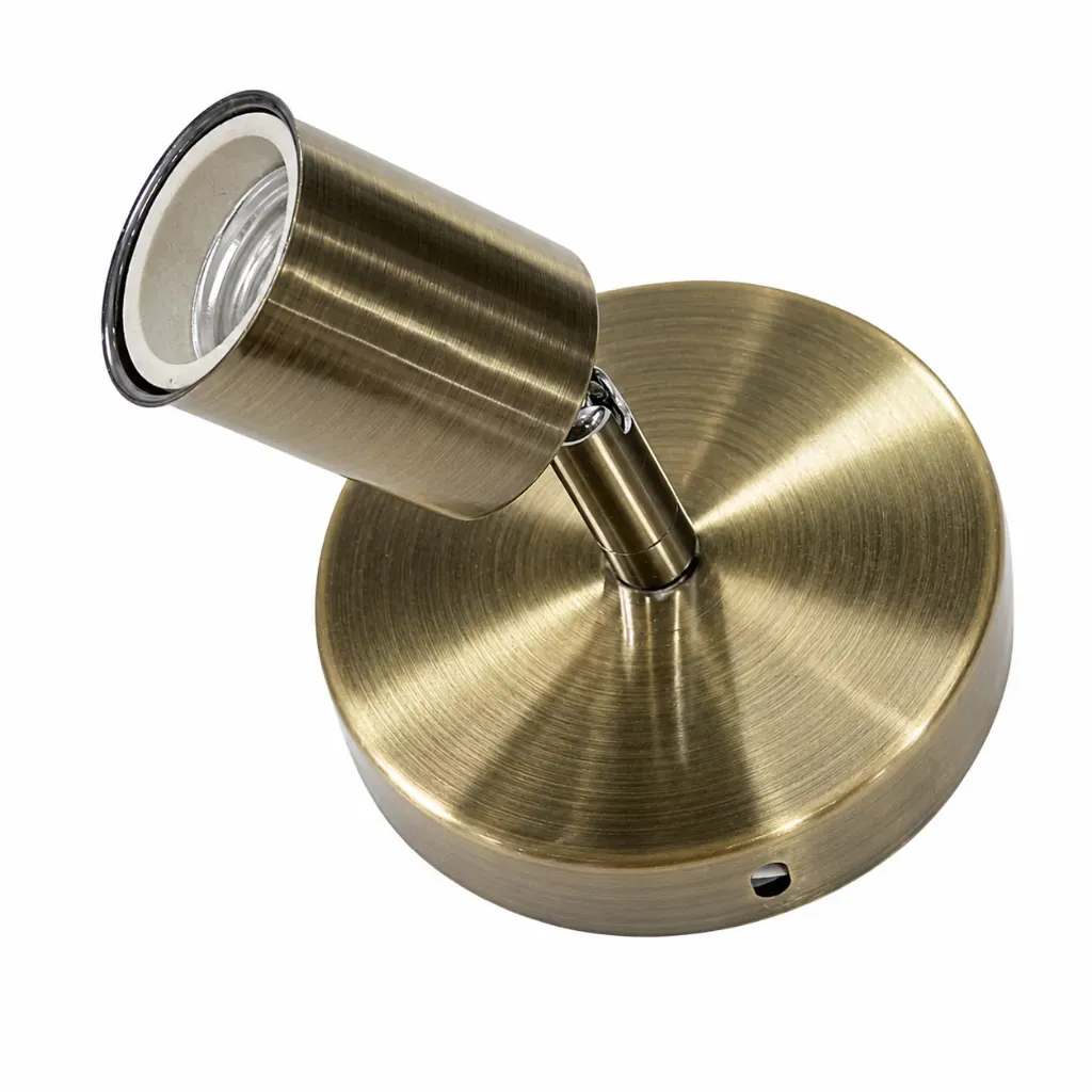 [25927] Lamp Holder E27 180° Rotatable Green Copper