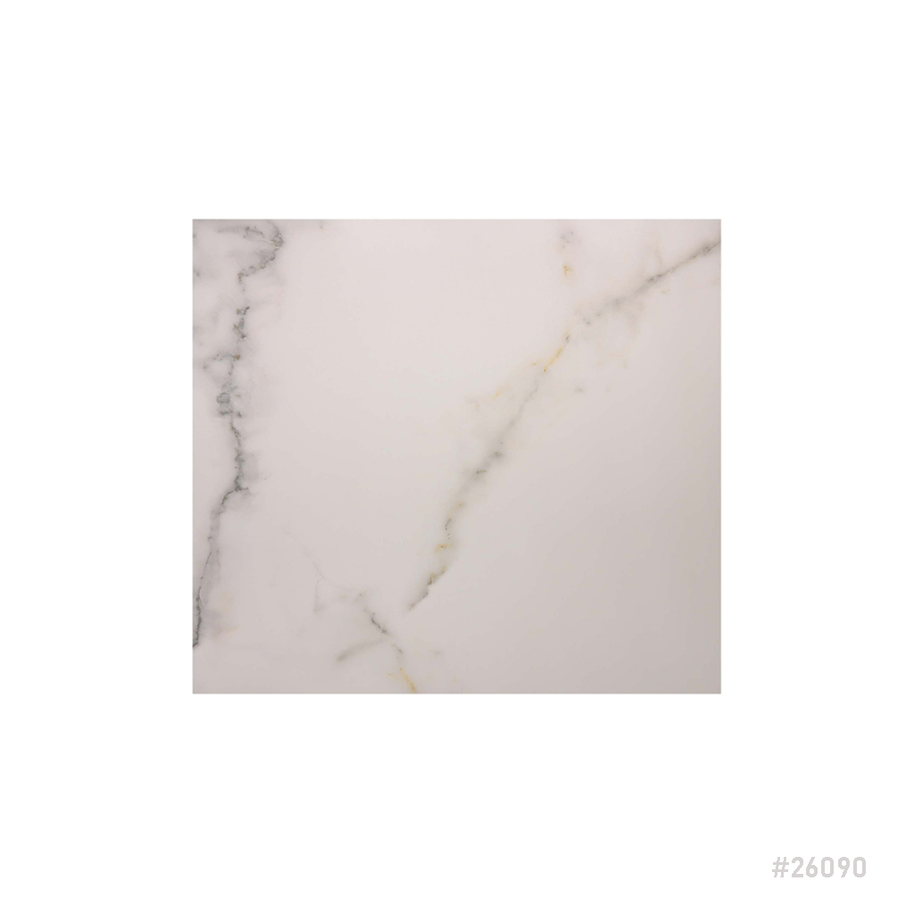 Floor Tile Glazed Vitrified 600x600mm Carrara White Gloss