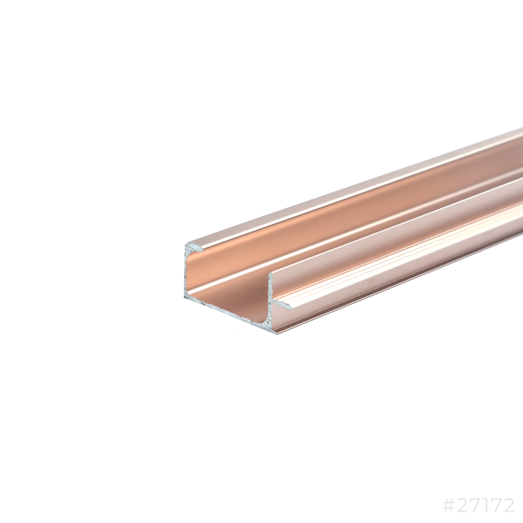 [27172] Aluminum G-Channel 3m 20mm Chamagne