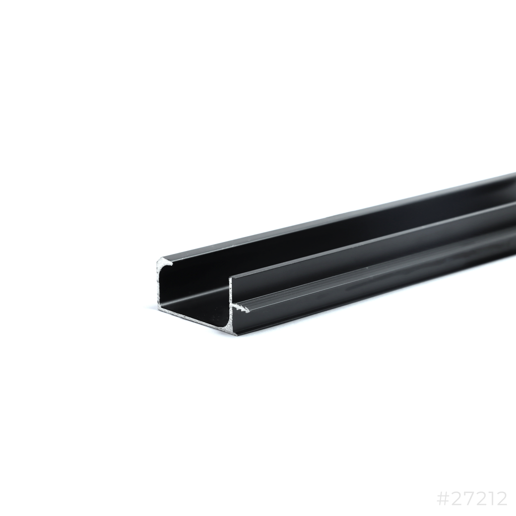 Aluminum G-Channel 3m 20mm Mat Black