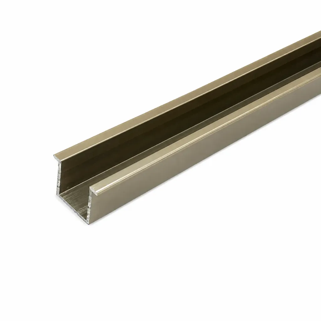 Aluminum U Shaped Channel Trumpet 16mmx17mmx20mm 6m