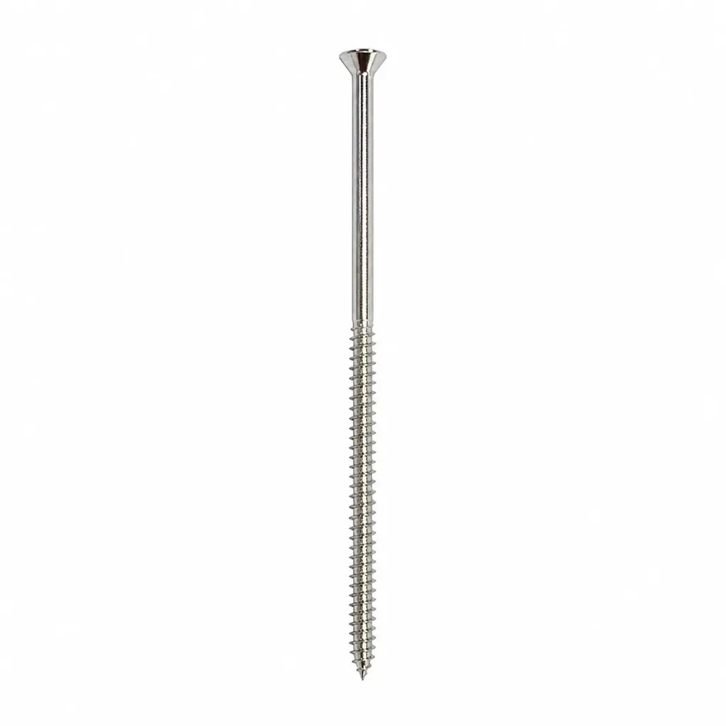 Self Tapping Screw GI Half Thread CSK #8x4"