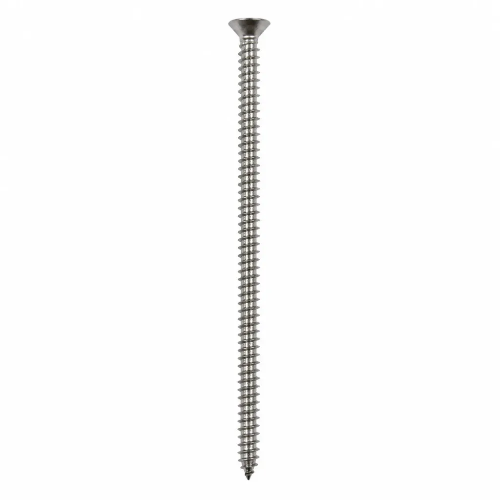 Self Tapping Screw SS CSK #10 x 4"