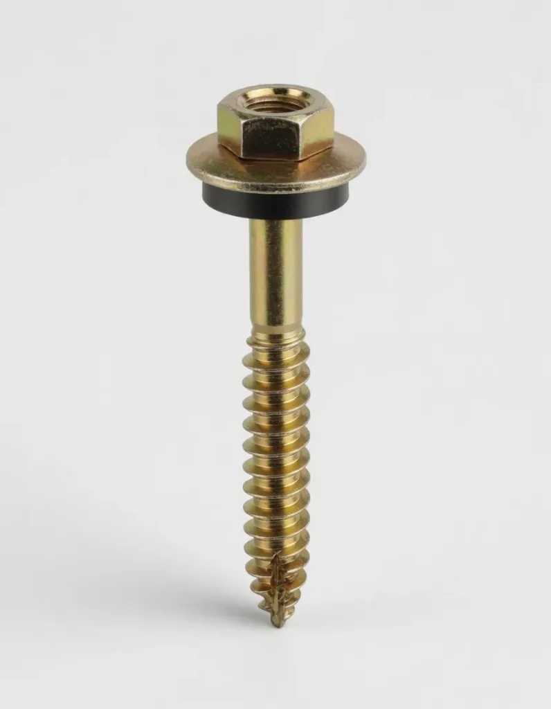 Steel Self Tapping Screw for Wood Hex Head 5.5 x 65mm #12-11 Patta 