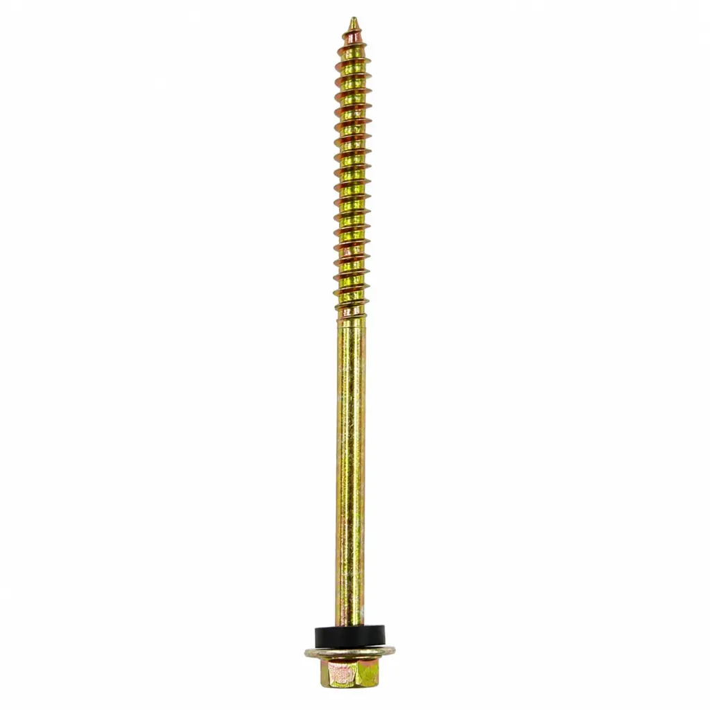 Hex Head Self Drilling Screw for Wood #12x4"