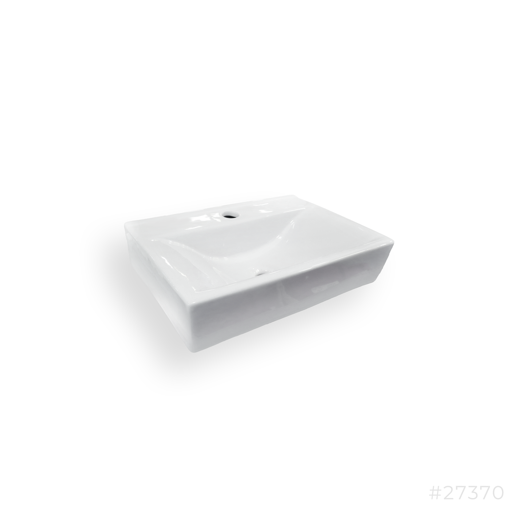 [27370] Ceramic Wash Basin 450x310x105mm 2082