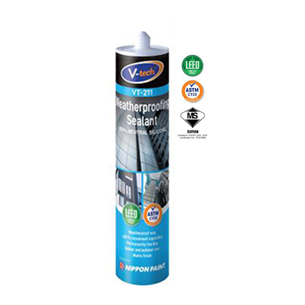 [9941] V-tech Weather Proofing Sealant 300ml VT-211 (Matte Grey)