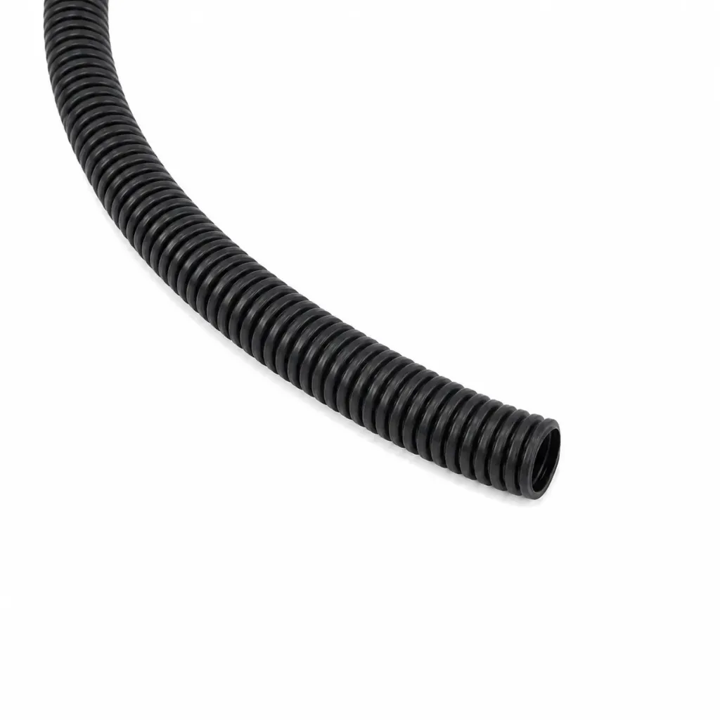 [254491] PVC Conduit Flexible Pipe 25mm Black (feet)