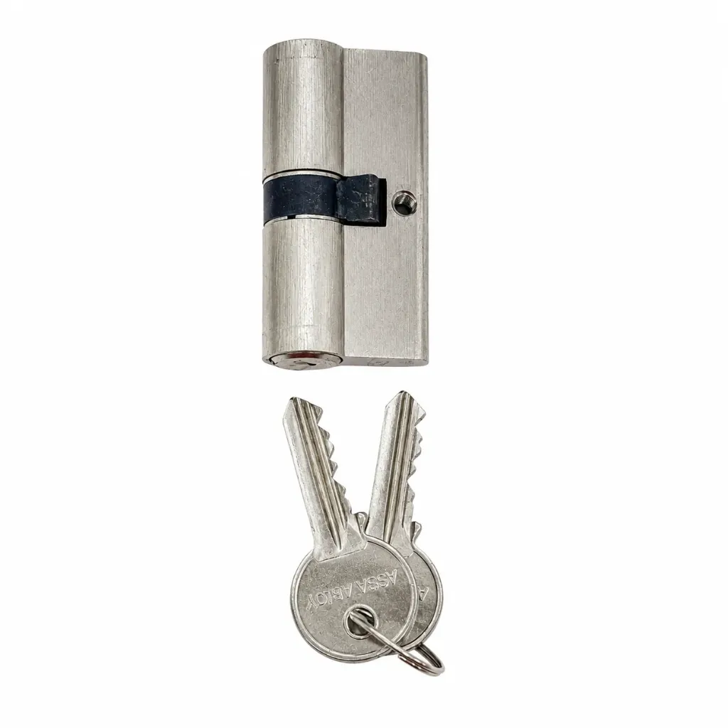 Lock Cylinder 2-Side Key 65mm AB Union