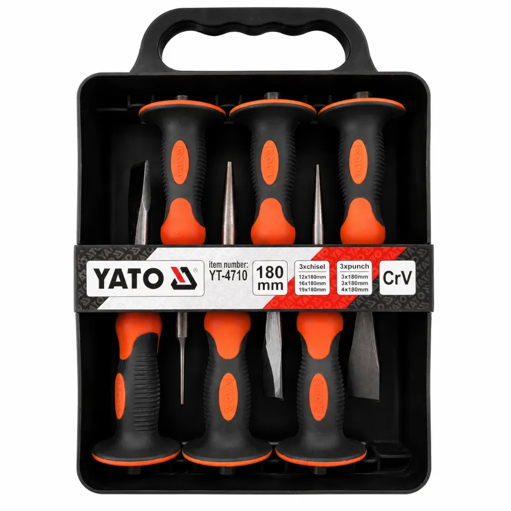 Chisel and Punch Set 180mm YT-4710 YATO