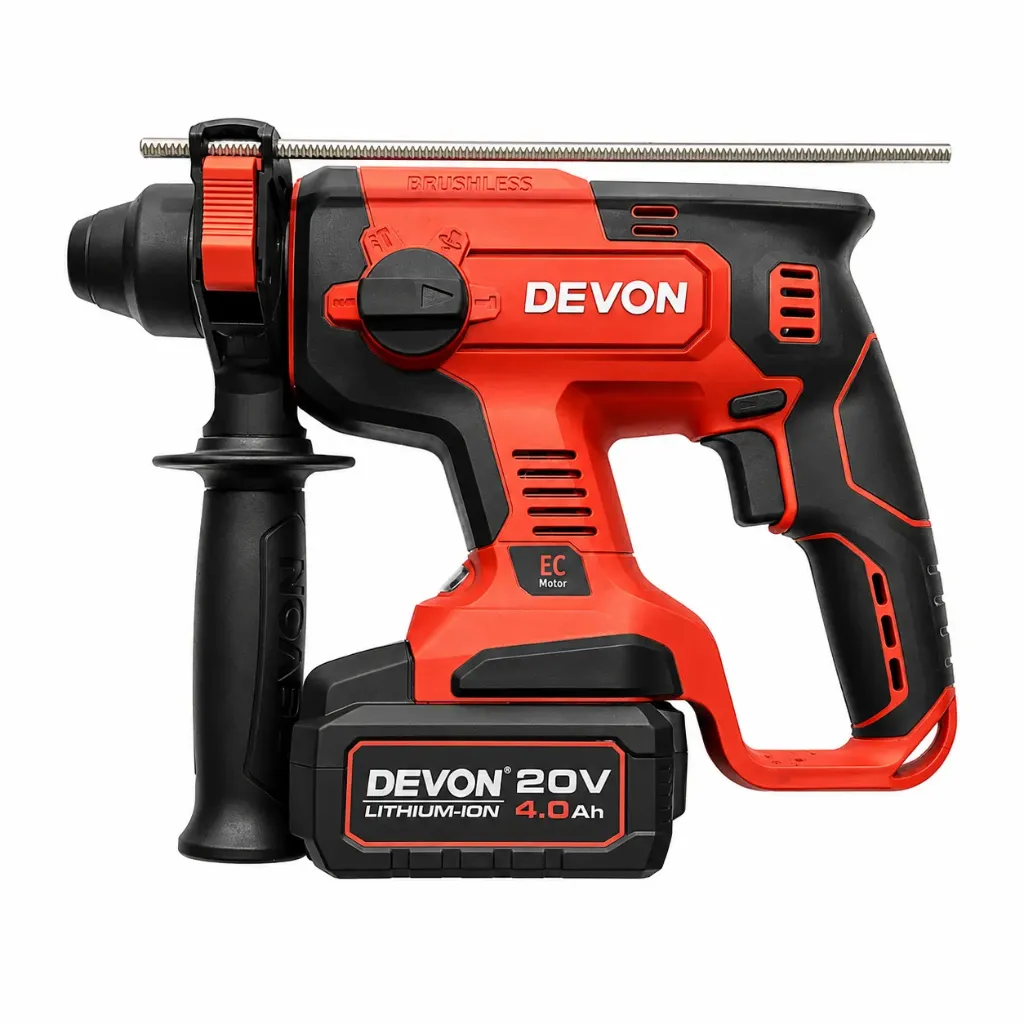 [21605] C-Less Rotary Hammer Drill 28mm 20v 5401-li-20rh Devon