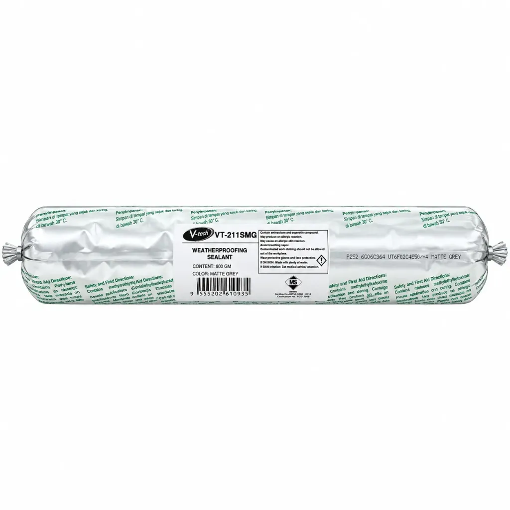 [20035] V-tech Weather Proofing Sealant 800gm VT-211S Matte Grey