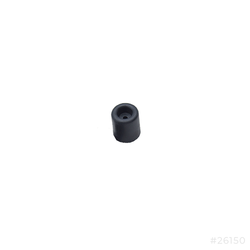 [26150] Door Stopper Pvc Round 30mm Black