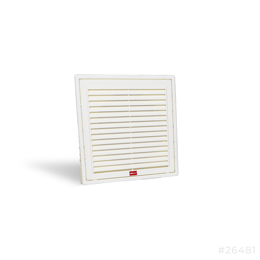 [26481] Pvc Grill with Fix Shutter 6" NV-FS6 Novex