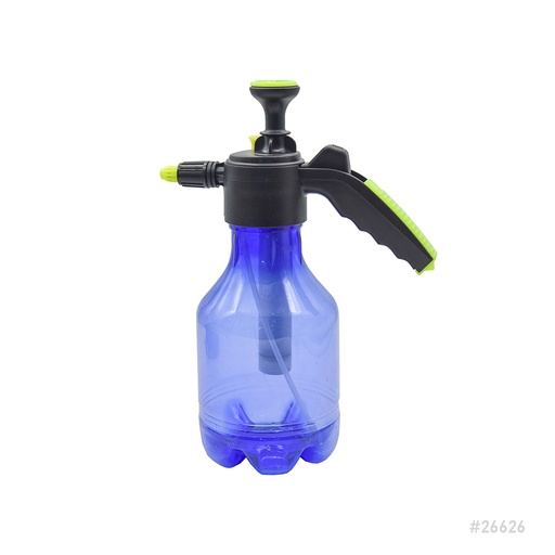 [26626] Garden Pressure Hand Sprayer Bottle 2Ltr Clear Blue