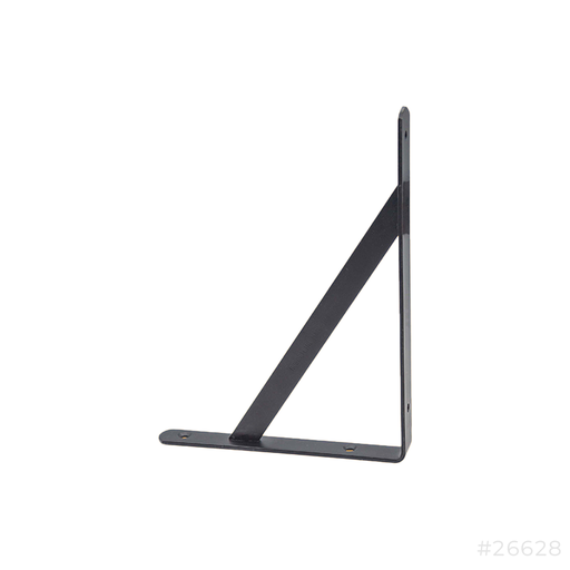 [26628] Shelf Bracket H/D Black Robustline 11" x 16"