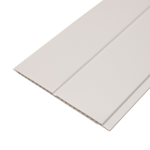 [27238] PVC Ceiling W/Line 20cmx8mmx 5.8m Glossy White