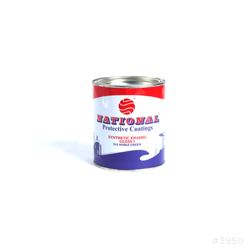 [3950] National Synthetic Enamel Gloss Paint 0.9Ltr 555 Noble Green
