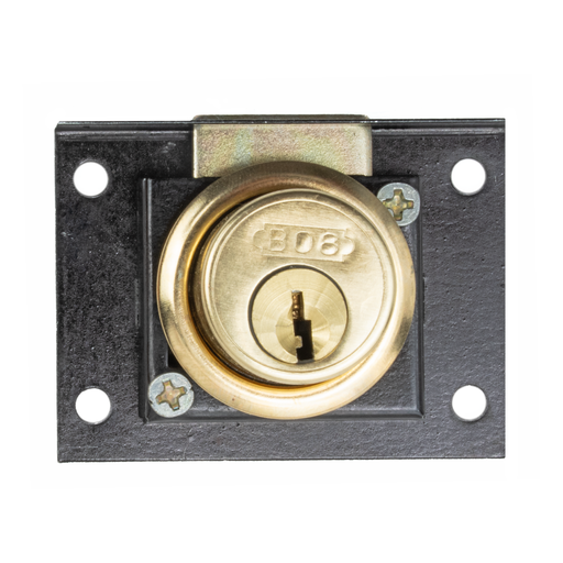 [4844] Drawer Lock 2" Brass Key HL502P